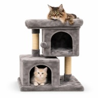 DRAPAK DLA KOTA WIEŻA LEGOWISKO DO LEŻENIA DOMEK BUDKA 2 POZ ZABAWKA TUNEL