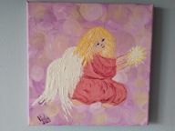 Obraz ręcznie malowany Anioł