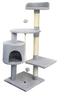 Legowisko, słupek do drapania, wieża TERNA 101 - 160 cm