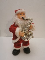 ŚWIĘTY MIKOŁAJ RUSZAJĄCY SIĘ GRAJĄCY DUŻA DEKORACJA WYSTAWOWY