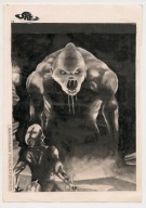 Fikcje 12/1984 - oryginalna ilustracja (fanzin SF)