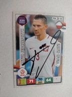 Karta panini autograf Polska Road to Russia 2018 Artur Jędrzejczyk