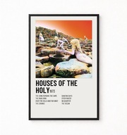 Plakat A4 z ramką LED ZEPPELIN "HOUSES OF THE HOLY" 21x29,7cm