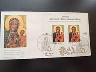 600 lat obecności Obrazu Jasnogórskiego - koperta z bl. 75 i datow. okol.