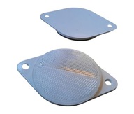 Odblask Światło Odblaskowe biały przedni fi 78 z uszami 2 sztuki