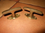 STARA MOSIĘŻNA KLAMKA OKIENNA 2 SZTUKI