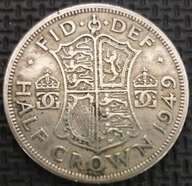 *WIELKA BRYTANIA [0892] *HALF CROWN 1949 George VI
