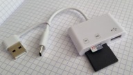 Adapter Czytnik Kart Pamięci do Apple iPhone USB-C Typ C micro SD /TF 256GB