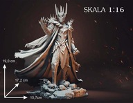 Sauron - Władca Pierścieni- z peleryną- figurka wydruk 3D