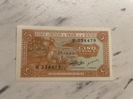 Rwanda - Burundi - 5 franków - 1963 - bardzo rzadki