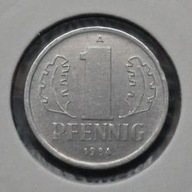 *NIEMCY - NRD [0477]*1 fenig (1 PFENNIG) 1984 Niemcy Wschodnie, Herb DDR