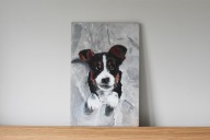 Obraz od profesor Ewy Głowackiej 50x33cm dla Fundacja KOT