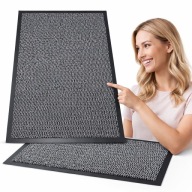 WYCIERACZKA POD DRZWI ZEWNĘTRZNA WEJŚCIOWA TEKSTYLNA ANTYPOŚLIZG 60 x 90cm