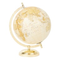 Globus Ziemia Kula Ziemska Mapa Globus Ziemi Ø 28 x 19 cm CZARNY NOWOCZESNY