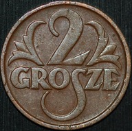 2 grosze 1928 - piękny egzemplarz