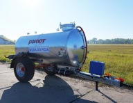 PRZYCZEPA DO TRANSPORU WODY PITNEJ 5000 L POMOT CHOJNA