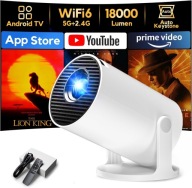 Kompaktowy Mini Projektor AKIYO O1 z Bluetooth | Wsparcie Full HD 1080p