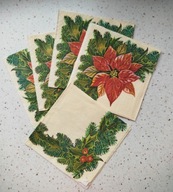 Serwetki papierowe motyw świąteczny GWIAZDA BETLEJEMSKA 5 szt. dla WOŚP