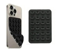 SILIKONOWA PRZYSSAWKA DWUSTRONNA UCHWYT DO TELEFONU NA ETUI CZARNA