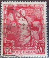 Włochy stary znaczek (6/28