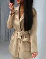 %%% 249 euro ,- %%% KONTATTO płaszczyk WEŁNA r.S/M