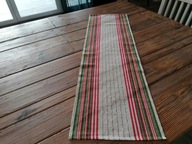 TKANY LNIANY BIEŻNIK PASIAK NOWY Z PAPIEROWĄ METKĄ 36 x 118