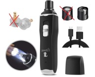 Pecute szlifierka do pazurów LED - cicha, USB, dla psów i kotów