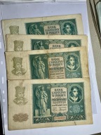 4 x 50 ZŁOTYCH 1940 ROK