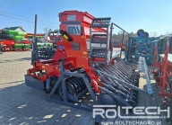 Siewnik Zbożowy Nadbudowany 2-Talerzowy EURO-MASZ SNT25 2,5m 3m Wał GUMOWY