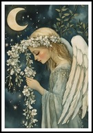 A2 PLAKAT OBRAZ ANIOŁ, PLAKAT Z ANIOŁEM, ANIELSKIE SKRZYDŁA, ANIELICA NR 51