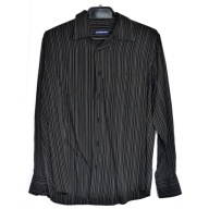 koszula czarna beżowa