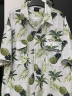 F Koszula Max Men typ hawajski 2 kieszenie kratowa faktura duża XXL