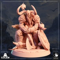 Vargir Rider Sit - FD - figurka RPG DnD D&D - druk 3D 14K