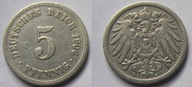 Niemcy 5 Pfennig 1906 A