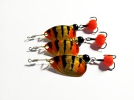 Błystka Ubik Urania-81 obrotówka tygrysek na okonie i szczupaki 3/8g