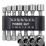 ZESTAW KLUCZY NASADOWYCH 1/4" KLUCZE NASADOWE METRYCZNE I CALOWE 14 EL.