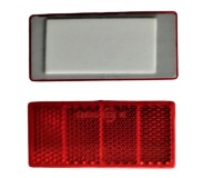 Odblask Światło Odblaskowe CZERWONY TYLNY 69x31,5 przylepiec 2 szt.