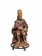 Chrystus Frasobliwy XVIII wiek. Piaskowiec 68cm.