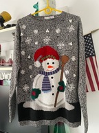 SW szary bałwan świąteczny cherokee M oryginał