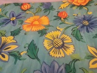 ANGIELSKA VINTAGE TKANINA MATERIAŁ GUILD KASUTI ORYGINALNA