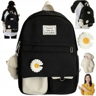 PLECAK SZKOLNY DLA NASTOLATKI KOLORY DUŻY A4 MODNY TORNISTER MŁODZIEŻOWY