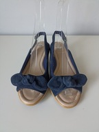 Śliczne markowe modne obuwie damskie sandały M & S COLLECTION WIDE FIT 5