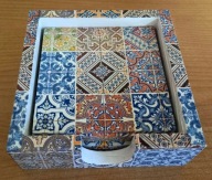 Komplet 8 podkładek+ pudełko-Mozaika