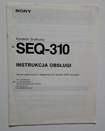 SONY - 1989 - Korektor graficzny SEQ-310 - Polska Instrukcja Obsługi