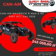Can-Am Maverick R MAX X RS 999T DCT SAS 2025 PROMOCJA!