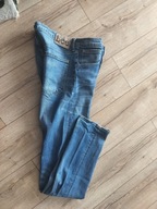 Spodnie męskie 34/34 klasyczne elastyczne miękki jeans pas88