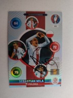 Karta panini autograf Polska Euro 2016 Sebastian Mila Inventiveness