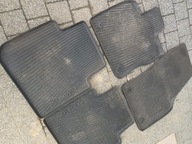 Dywaniki gumowe Skoda Kodiaq I 2016-2024 wycieraczki oryginał komplet 4 szt