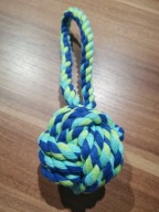 Sznur piłka szarpak zabawka dla psa 20 cm