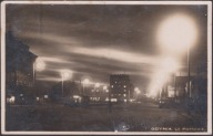 Gdynia ul. Portowa w nocy obieg 1934